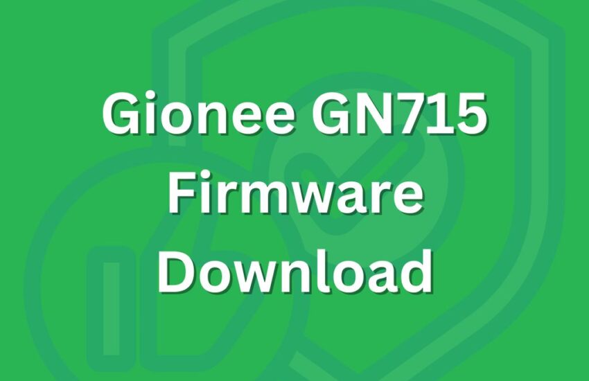 Gionee GN715 firmware update package with flash file details