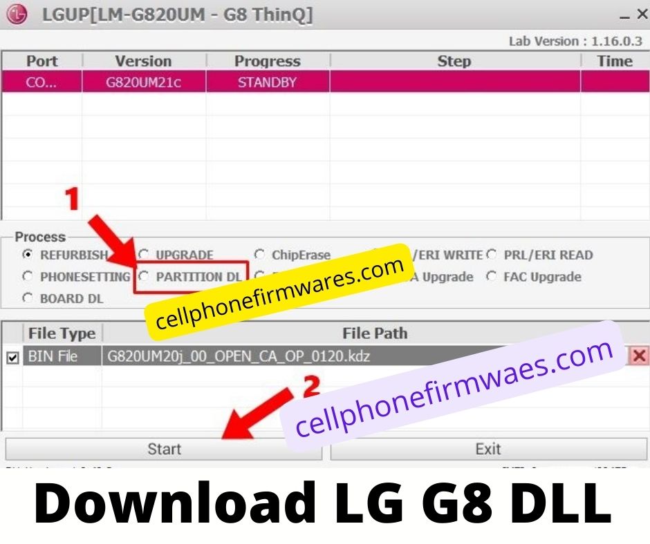 Download LG G8 DLL