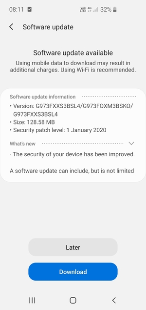 How to Manually Install Samsung Android 10 on an s10+ 6