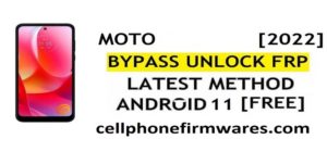 FRP Bypass Motorola