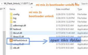 mi mix 2s bootloader unlock file