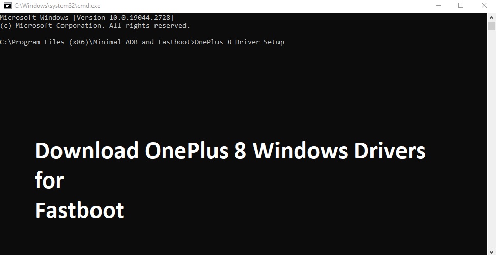 Download OnePlus 8 Windows Drivers for Fastboot latest version