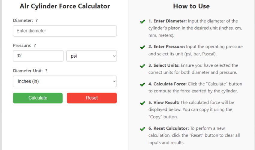 alr-cylinder-force-calculator