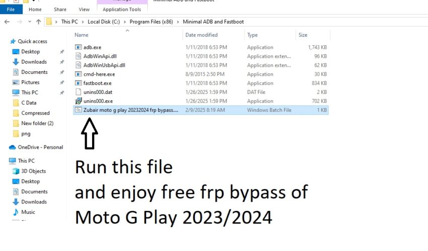 Moto G Play 2023-2024 frp bypass one click software